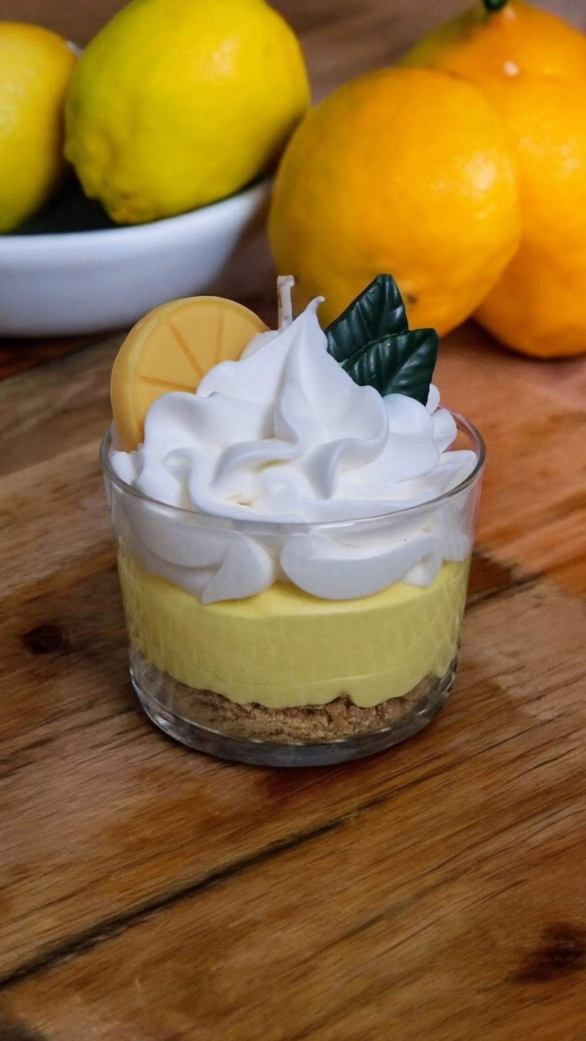 bougie parfumée citron meringué